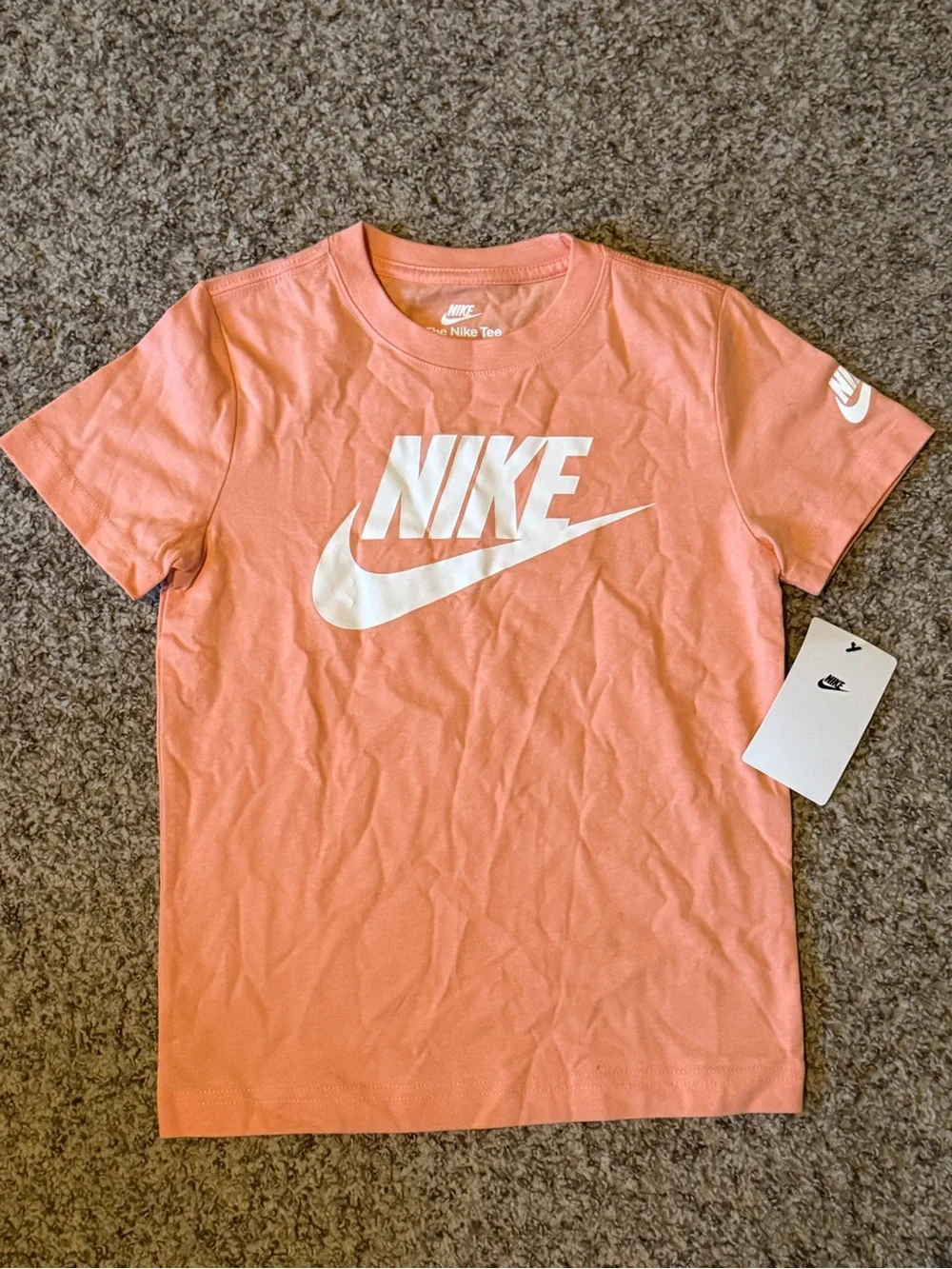Youth Peach Nike Tee